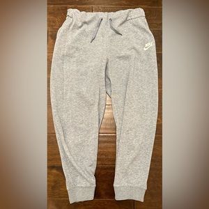 Girls Nike Sportswear Blue Fleece Jogger Sweatpants - Size XL